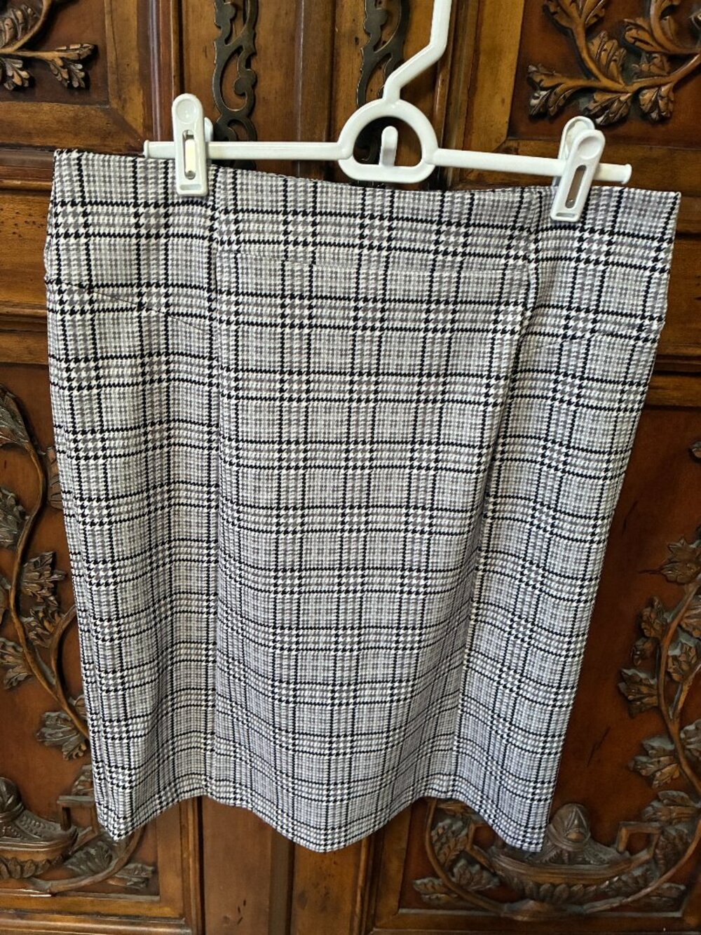 MICHAEL Michael Kors Houndstooth Pencil Skirt Women's Medium Stretch Workwear
